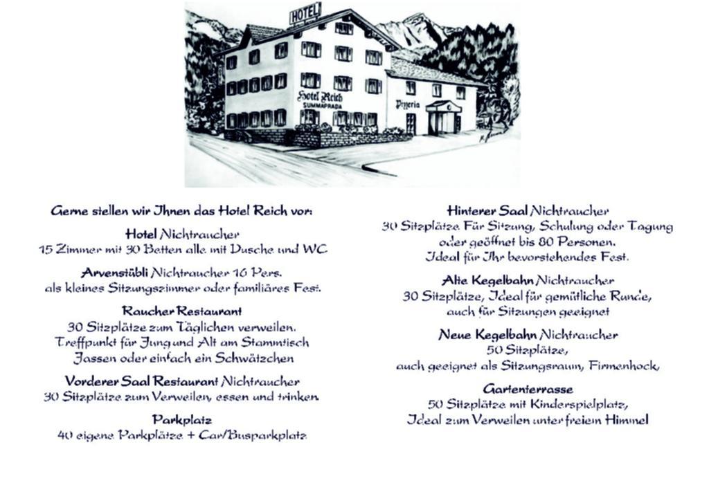 Hotel Reich Thusis Eksteriør bilde